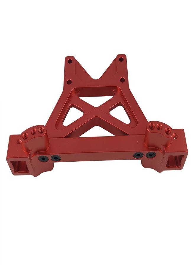Ruivexi Aluminum Front & Rear Shock Tower Mounts Upgrade for 1/10 T-Maxx/E-Maxx RC Cars, 1/10 REVO 3.3, T-Maxx 3.3 - Replacement Part #4917R (Red) - Image 5